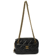 Picture of Chanel Cross Body Camera Bag in Black, Lambskin Leather