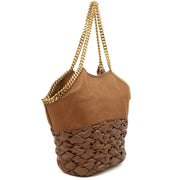 Picture of Stella McCartney Shoulder Bag Falabella Tote in Brown, Leather