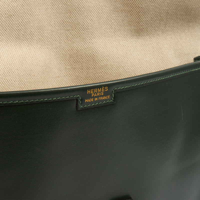Picture of Hermes Clutch Jige  in Vert Anglaise, Box Calf Leather