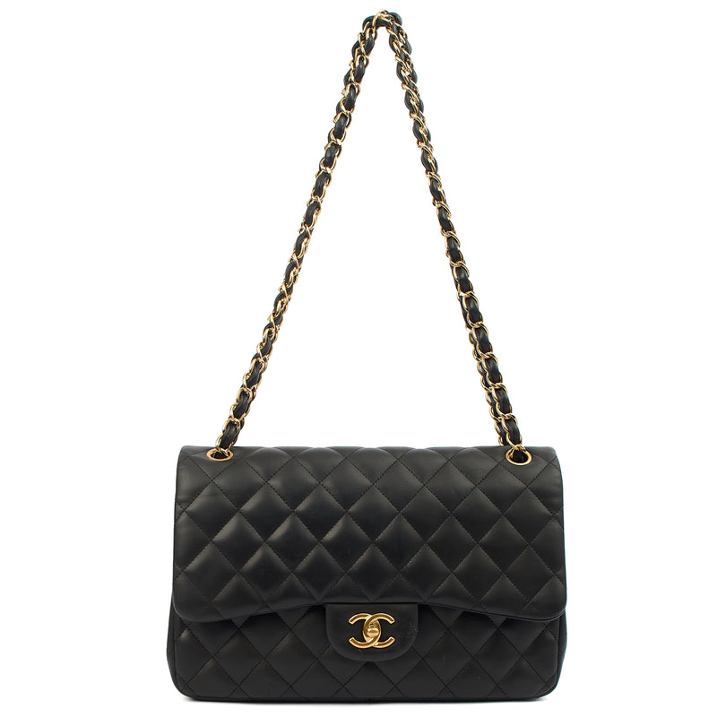 Picture of Chanel Shoulder Bag Classic Double Flap - Large in Black, Lambskin Leather