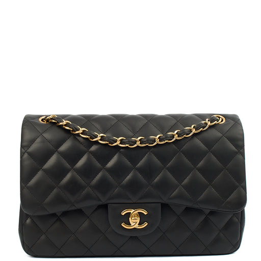 Picture of Chanel Shoulder Bag Classic Double Flap - Large in Black, Lambskin Leather