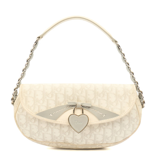 Picture of Christian Dior Shoulder Bag Romantique  in White, Leather