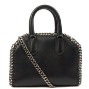Picture of Stella McCartney Top Handle Falabella Mini Tote in Black, Leather