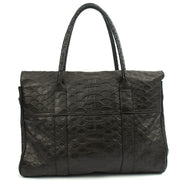 Picture of Mulberry Tote Bayswater Heritage in Black, Exotic Effect Leather