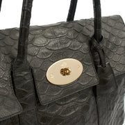 Picture of Mulberry Tote Bayswater Heritage in Black, Exotic Effect Leather
