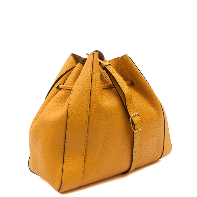 Picture of Mulberry Tote Millie Tote in Yellow, Calfskin Leather