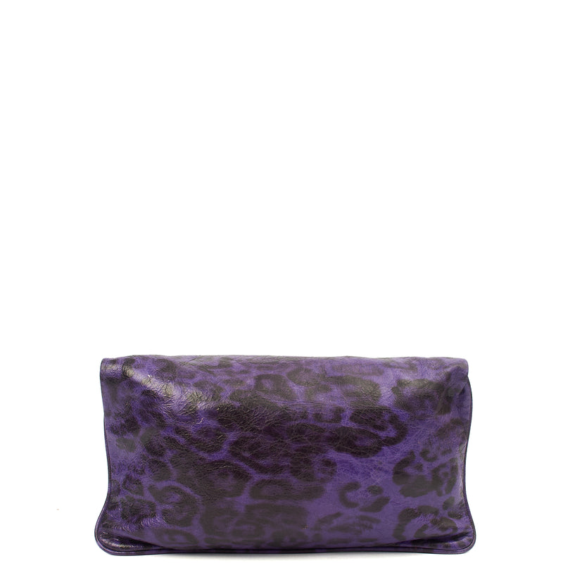 Picture of Mulberry Clutch Mitzy Clutch in Print, Calfskin Leather