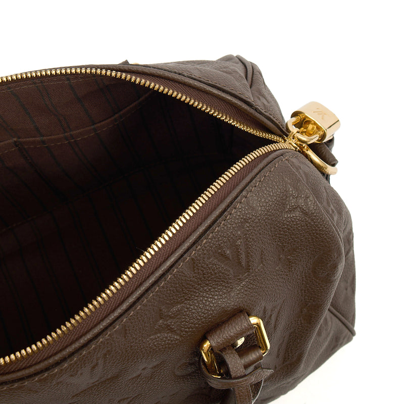 Picture of Louis Vuitton Top Handle Speedy Bandouliere 30 in Monogram, Empreinte Leather