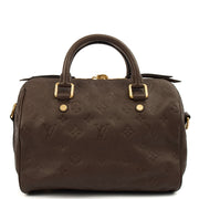 Picture of Louis Vuitton Top Handle Speedy Bandouliere 30 in Monogram, Empreinte Leather