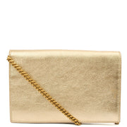 Picture of Saint Laurent Cross Body Envelope Chain Wallet in Taupe, Leather