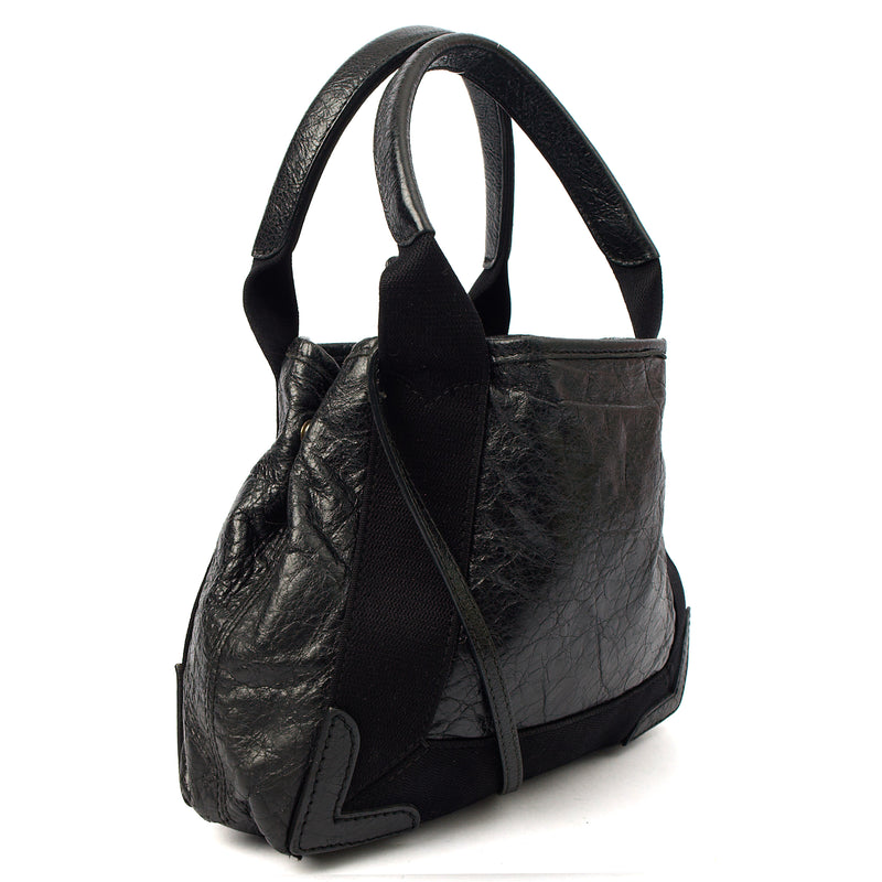 Picture of Balenciaga Cross Body Cabas XS in Black, Leather