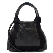 Picture of Balenciaga Cross Body Cabas XS in Black, Leather