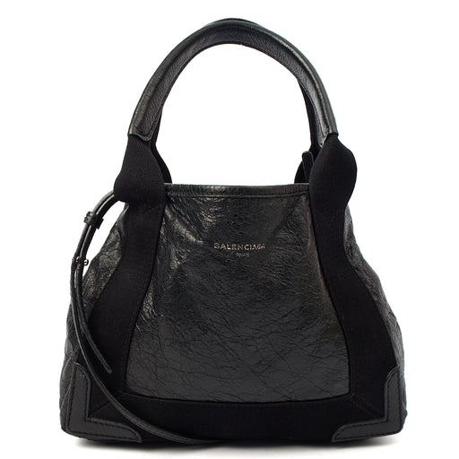 Picture of Balenciaga Cross Body Cabas XS in Black, Leather