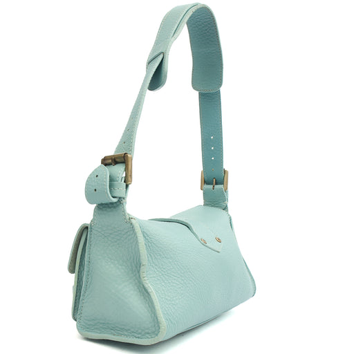 Picture of Mulberry Shoulder Bag Blenheim in Blue, Leather