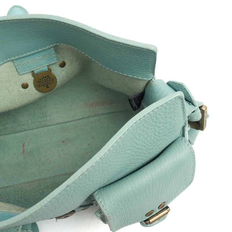 Picture of Mulberry Shoulder Bag Blenheim in Blue, Leather