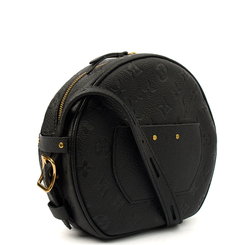 Picture of Louis Vuitton Cross Body Mini Boite Chapeau in Black, Empreinte Leather