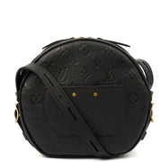 Picture of Louis Vuitton Cross Body Mini Boite Chapeau in Black, Empreinte Leather