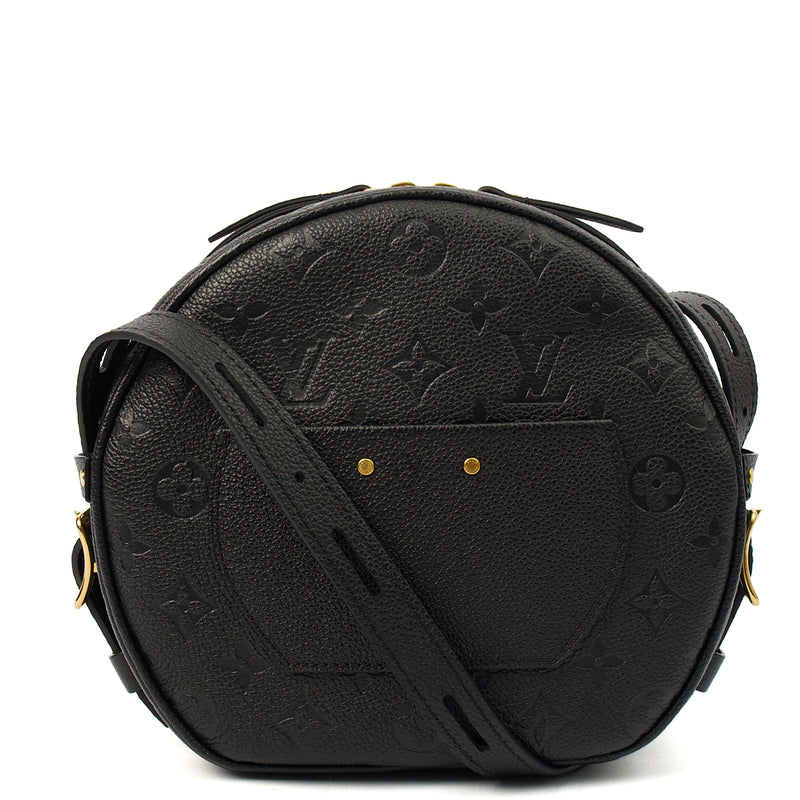 Picture of Louis Vuitton Cross Body Mini Boite Chapeau in Black, Empreinte Leather