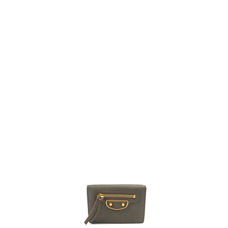 Picture of Balenciaga Wallet Wallet in Grey, Veau (Calfskin)