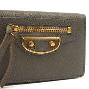 Picture of Balenciaga Wallet Wallet in Grey, Veau (Calfskin)