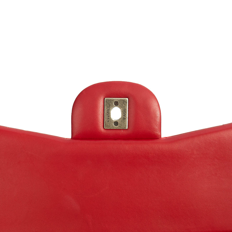 Picture of Chanel Shoulder Bag Classic Double Flap - Large in Red, Lambskin Leather
