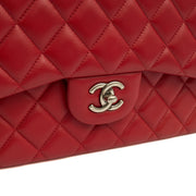 Picture of Chanel Shoulder Bag Classic Double Flap - Large in Red, Lambskin Leather