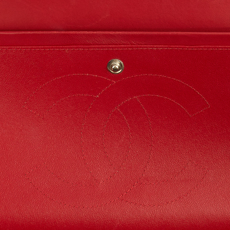 Picture of Chanel Shoulder Bag Classic Double Flap - Large in Red, Lambskin Leather