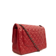 Picture of Chanel Shoulder Bag Classic Double Flap - Large in Red, Lambskin Leather