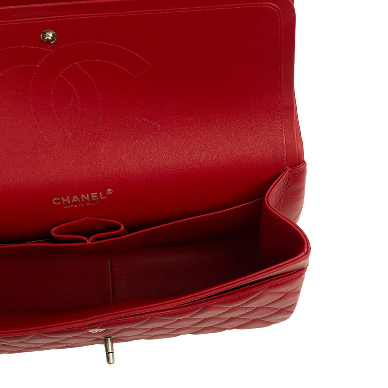 Picture of Chanel Shoulder Bag Classic Double Flap - Large in Red, Lambskin Leather