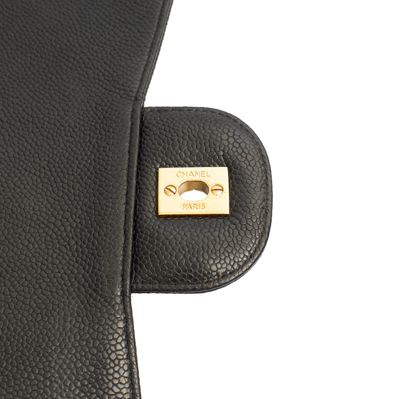 Picture of Chanel Shoulder Bag Classic Single Flap - Maxi in Black, Caviar Leather