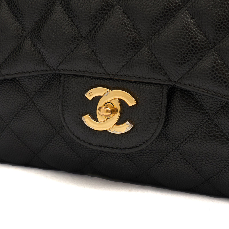 Picture of Chanel Shoulder Bag Classic Single Flap - Maxi in Black, Caviar Leather
