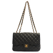 Picture of Chanel Shoulder Bag Classic Single Flap - Maxi in Black, Caviar Leather
