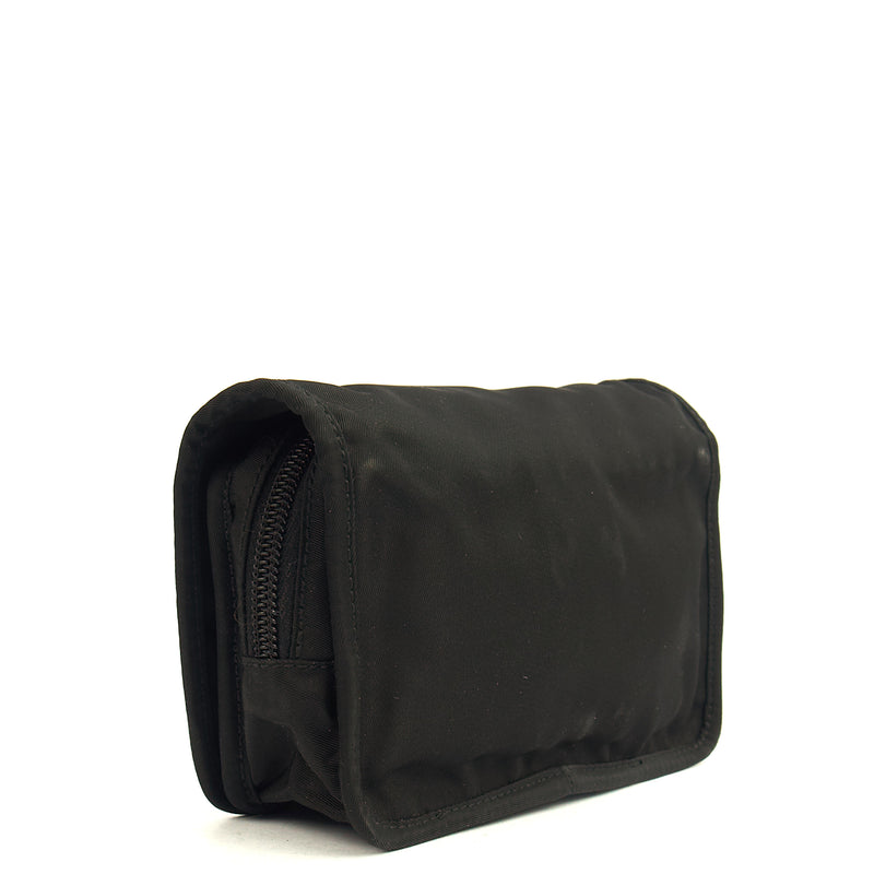 Picture of Prada Wallet Nylon Pouch Wristlet in Black, Nylon