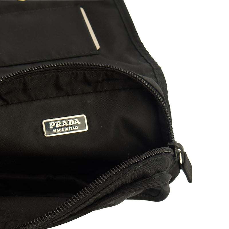 Picture of Prada Wallet Nylon Pouch Wristlet in Black, Nylon