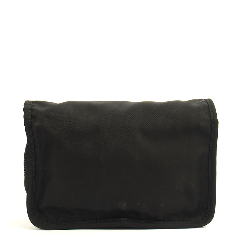 Picture of Prada Wallet Nylon Pouch Wristlet in Black, Nylon