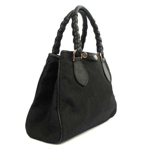Picture of Christian Dior Tote Trotter Boston in Black, Fabric