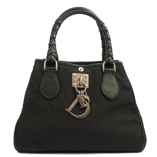 Picture of Christian Dior Tote Trotter Boston in Black, Fabric