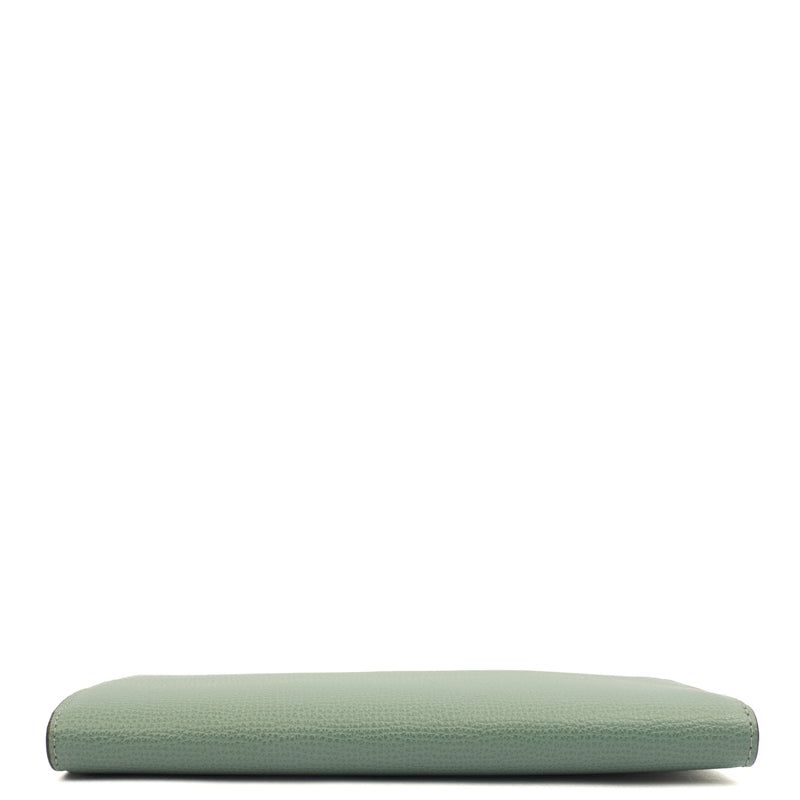 Picture of Mulberry Purse Zip Around Wallet - Medium in Green, Calfskin Leather