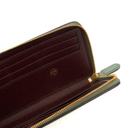 Picture of Mulberry Purse Zip Around Wallet - Medium in Green, Calfskin Leather