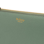 Picture of Mulberry Purse Zip Around Wallet - Medium in Green, Calfskin Leather