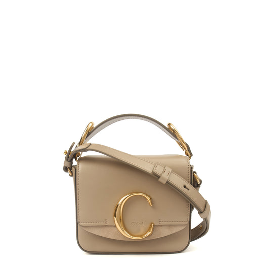 Picture of Chloe Cross Body Chloe C - Small in Grey, Leather