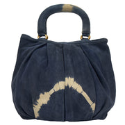 Picture of Miu Miu Tote Tote in Blue, Suede