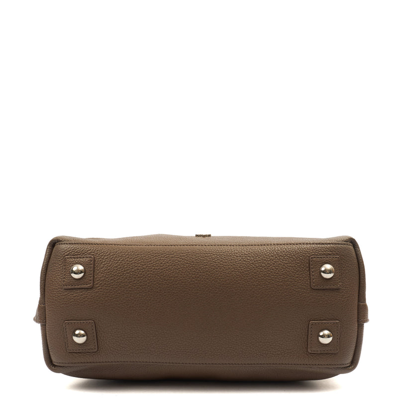 Picture of Mulberry Tote Alice  in Clay, Calfskin Leather