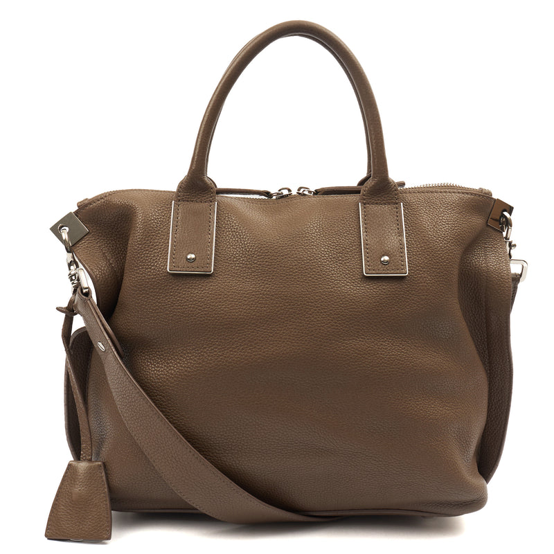 Picture of Mulberry Tote Alice  in Clay, Calfskin Leather