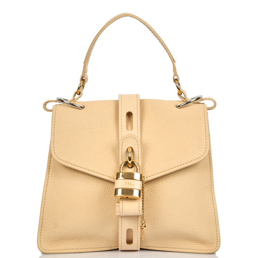 Picture of Chloe Tote Aby Tote - Medium in Neutral, Calfskin Leather