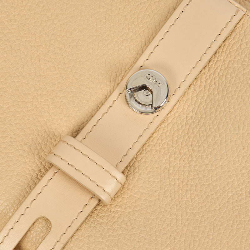 Picture of Chloe Tote Aby Tote - Medium in Neutral, Calfskin Leather
