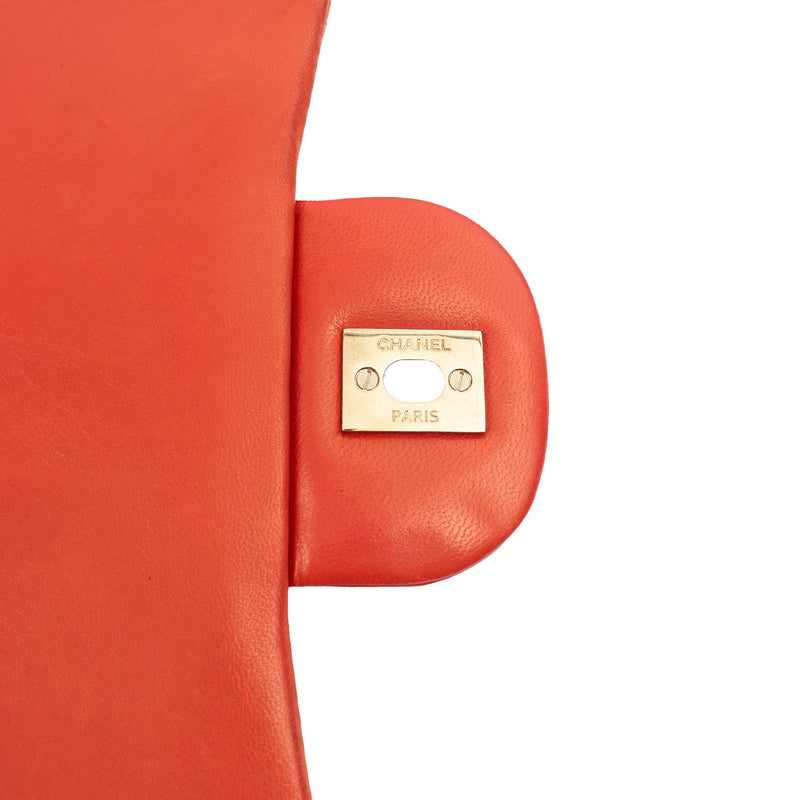 Picture of Chanel Shoulder Bag Classic Double Flap - Large in Red, Lambskin Leather