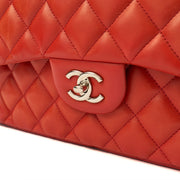 Picture of Chanel Shoulder Bag Classic Double Flap - Large in Red, Lambskin Leather