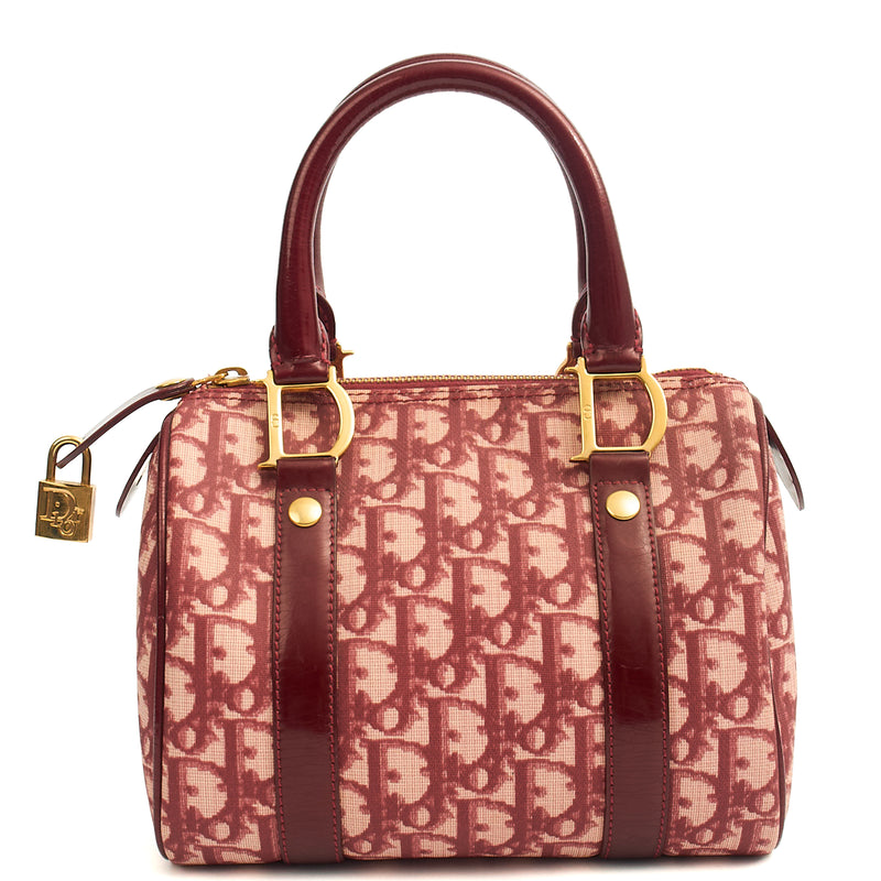 Picture of Christian Dior Tote Trotter Boston in Red, Leather
