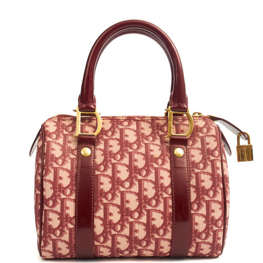 Picture of Christian Dior Tote Trotter Boston in Red, Leather
